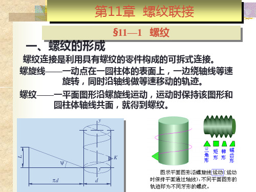 第11章  螺纹联接与销连接