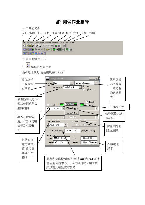 AP 测试说明