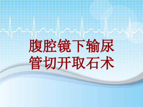 手术讲解模板：腹腔镜下输尿管切开取石术