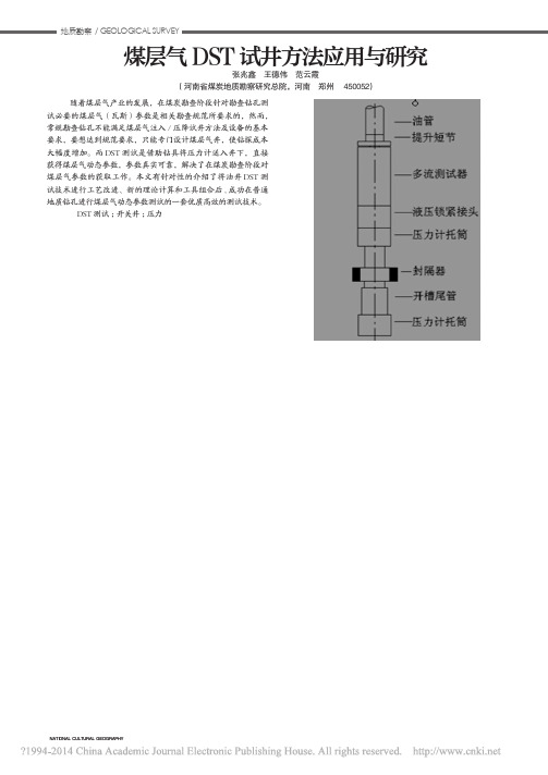 煤层气DST试井方法应用与研究