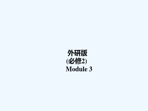 外研版高中英语必修二《ModuleCultural-corner》正式版-PPT