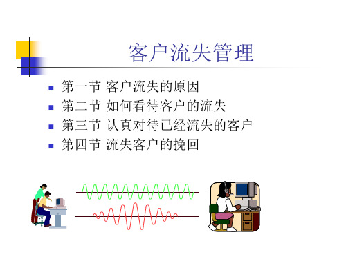 客户的流失与挽回页PPT文档