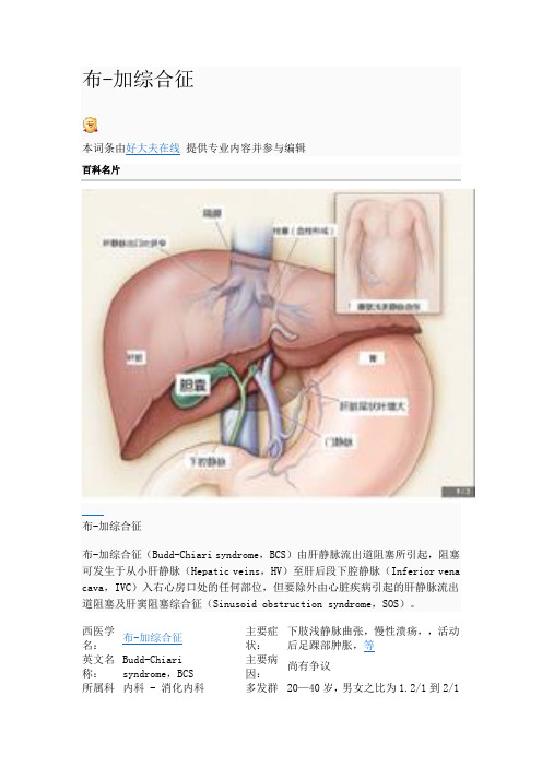 布加综合征