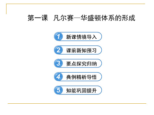 2.1 凡尔赛_华盛顿体系的形成 课件(人民版选修3)(1)