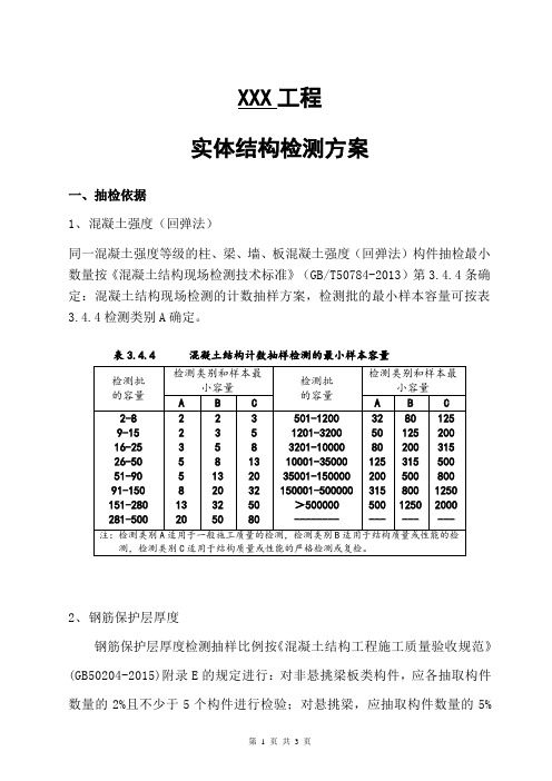 实体检测方案(样板)