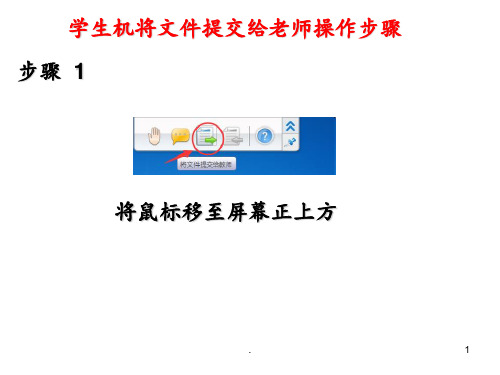 极域电子教室学生端提交文件的操作方法PPT课件