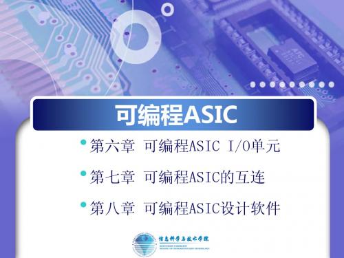 可编程ASIC IO单元 互连 设计软件