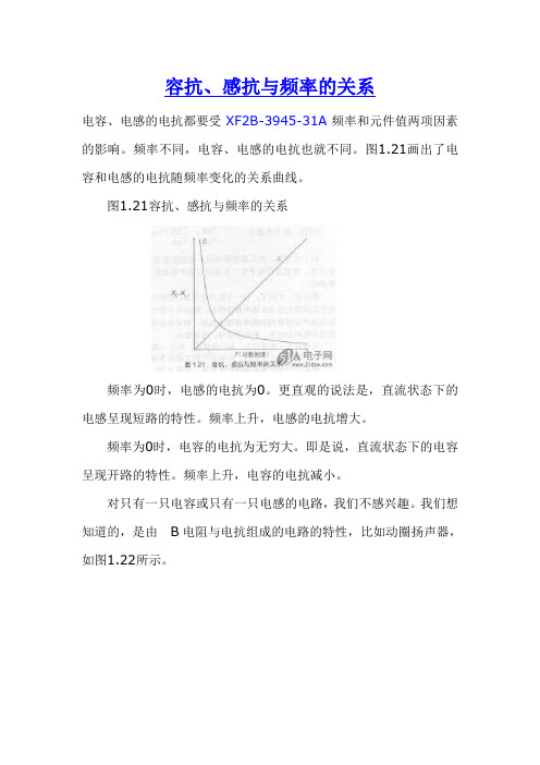 容抗、感抗与频率的关系