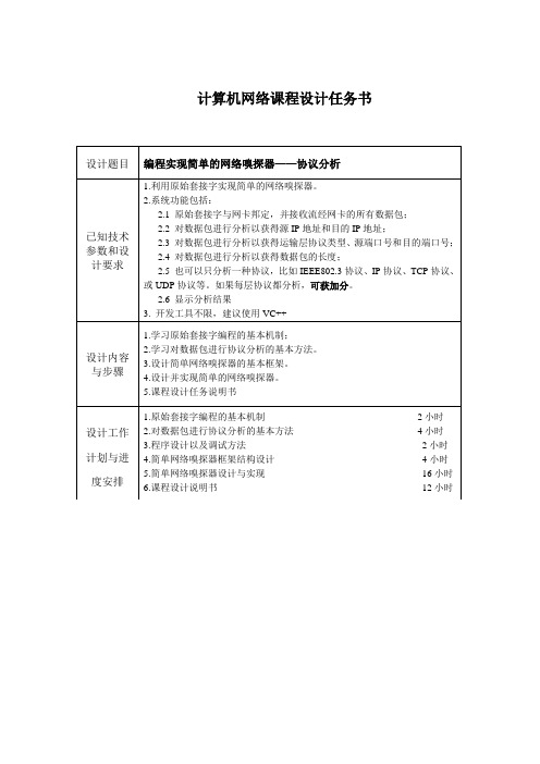 5-编程实现简单的网络嗅探器