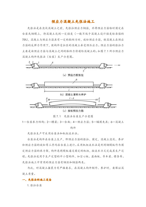 预应力混凝土先张法施工