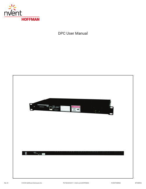  Hoffman DPC Series 电源分布单元与出口控制和监控系统用户手册说明书