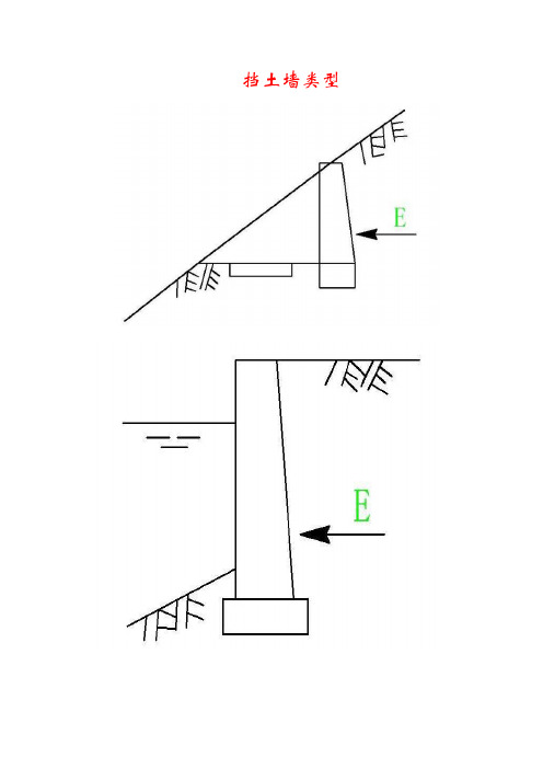 挡土墙类型