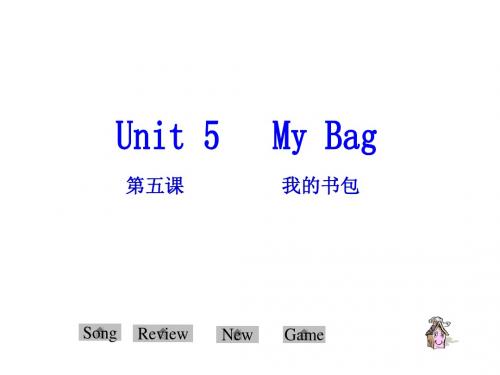 五年级上册英语课件unit-5-my-bag-湘教版