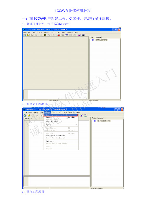 ICCAVR快速开发使用教程