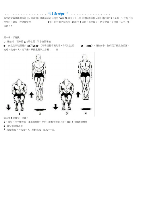 美国著名弹跳力训练(附图,计划表)(20210108004827)