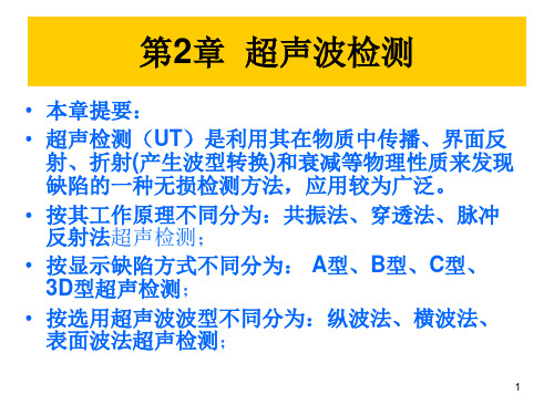 无损检测超声波精选PPT