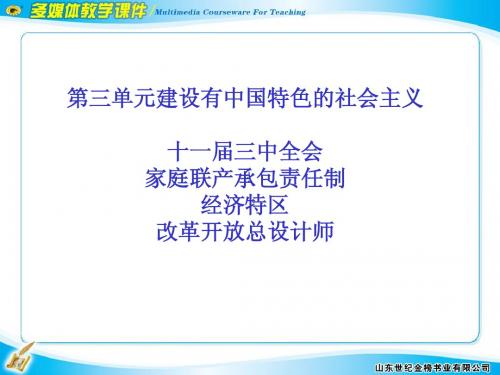 人教版八年级下册历史第三、四单元复习