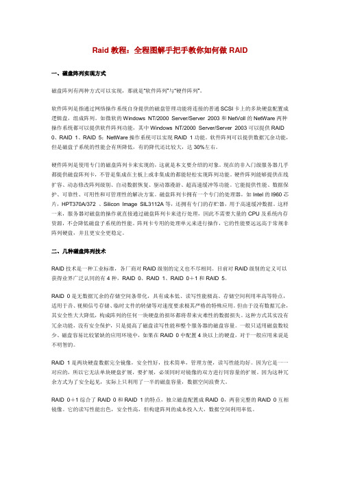 如何做RAID
