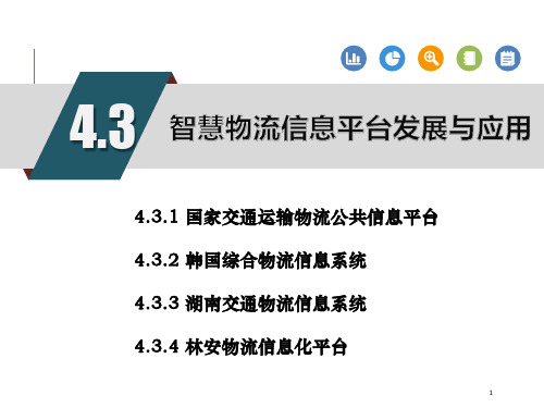 智慧物流概论微课课件第4章智慧物流信息平台第3节(附教学视频二维码)