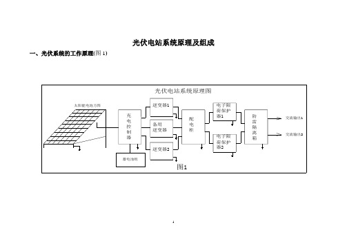 光伏电站系统原理及组成