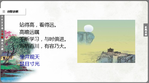 《登鹳雀楼》课件(共15张PPT)