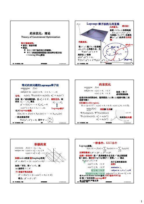 北航最优化方法作业答案co_theory