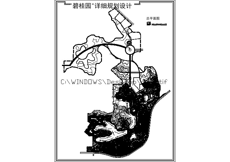 某地碧桂园小区详细规划设计平面图