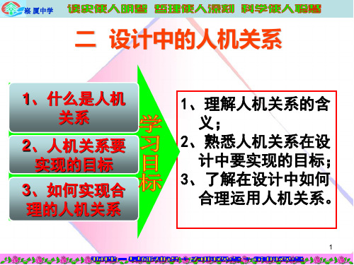 2.2设计中的人机关系ppt课件