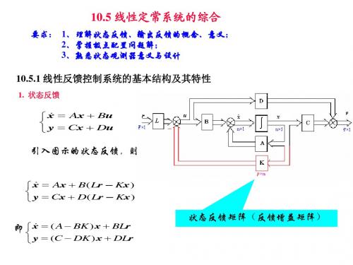 第二章控制系统状态空间表达式的解要求1、掌握状态空间表达式的