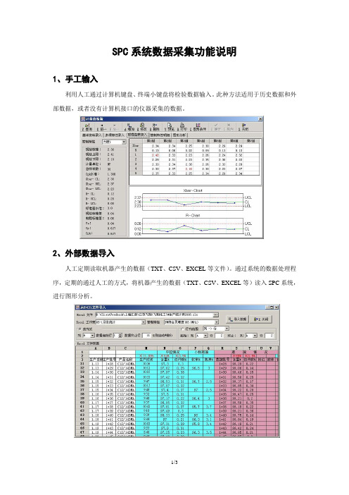 SPC自动采集功能实现说明