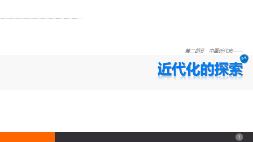 2018年中考历史总复习考点讲解课件：第七讲-近代化的探索 (共22张PPT)