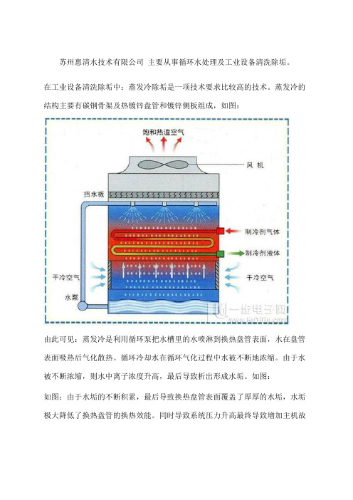 蒸发冷除垢