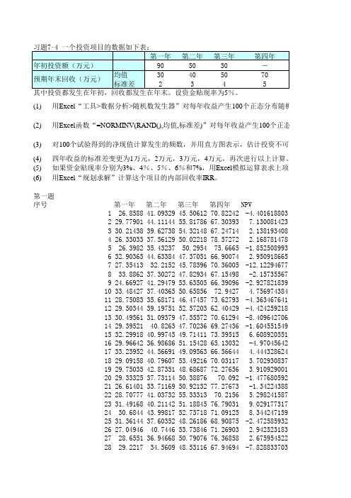 蒙特卡洛模拟