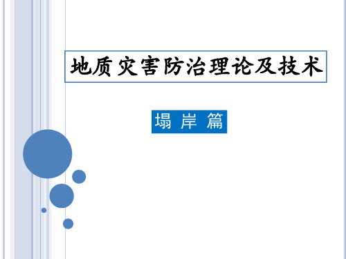 塌岸防治理论与护岸措施提纲资料