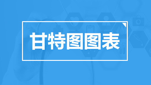 医疗医学甘特图图表系列