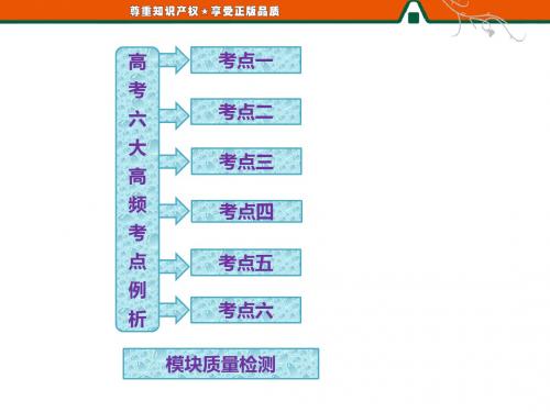 第2部分 高考六大高频考点例析