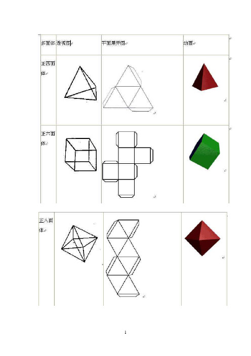 正多面体制作方法