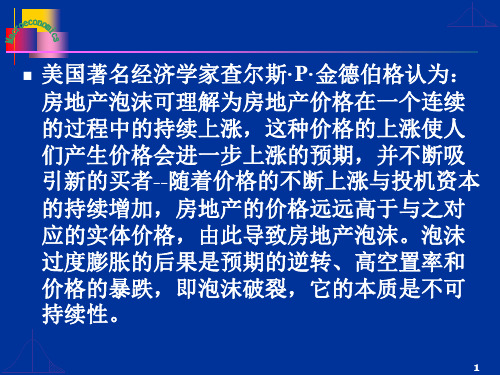 案例：美国次贷危机和房地产泡沫ppt课件