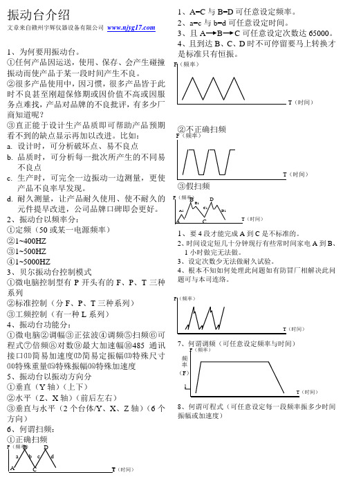 振动台介绍