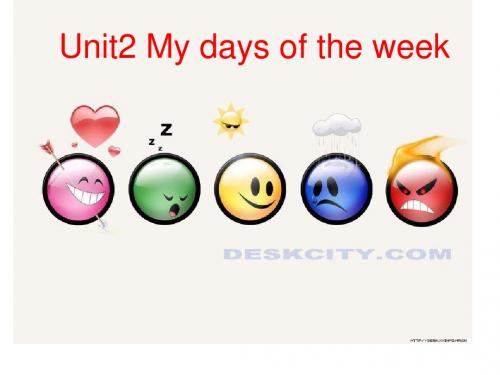 5年上Unit2 My days of the weekA