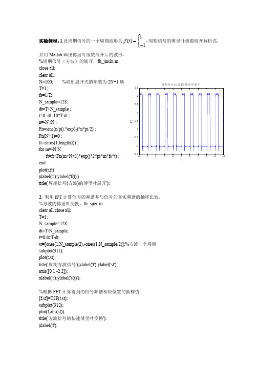 数字通信实验报告1