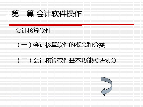 《会计信息化教程》课件