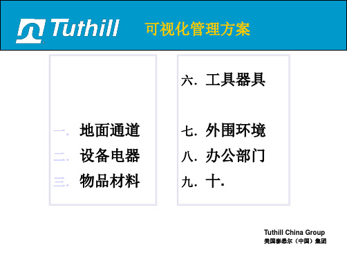 可视化管理方案看板 ppt课件