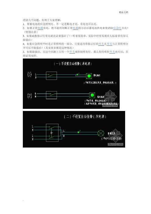 应急照明灯如何强制点亮