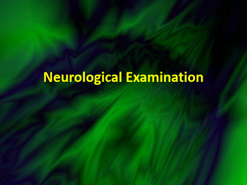 Neurological Examination