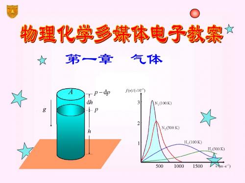 南京大学物理化学-气体资料