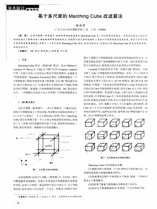 基于多尺度的Marching Cube改进算法