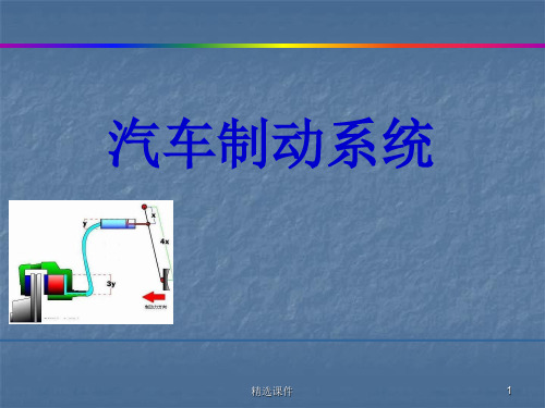 汽车制动系统详细资料ppt课件