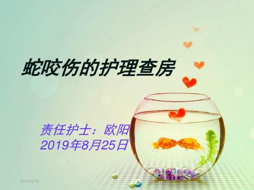 毒蛇咬伤护理查房