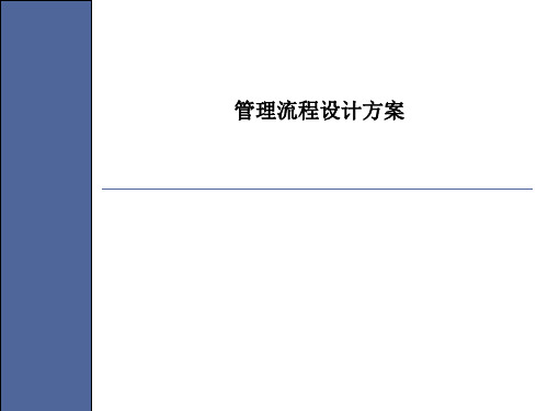 管理流程方案(含权限、流程图、制定程序)